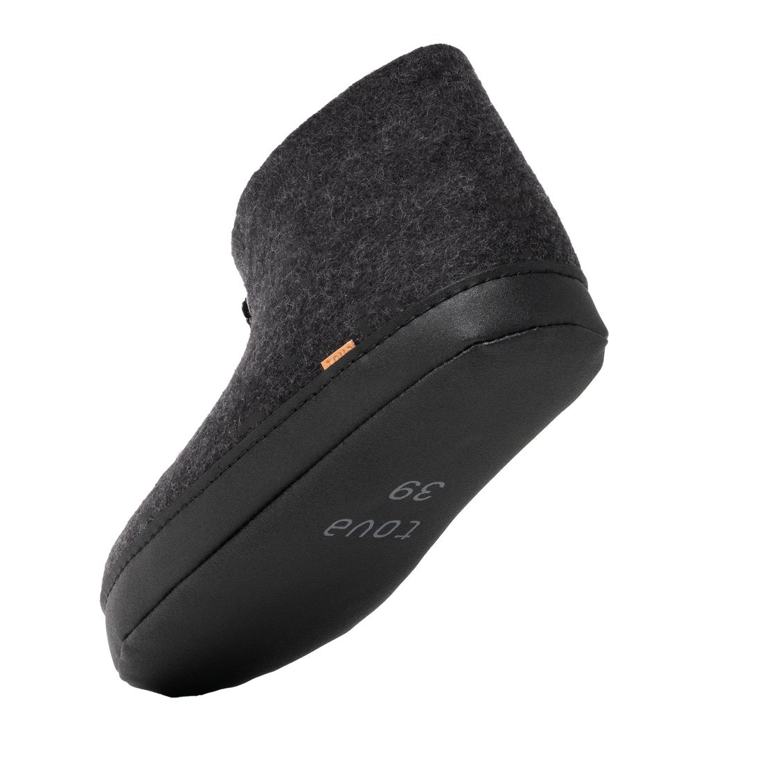 Koksgrå tøfler i filt - Den originale Haustøffelen - Bilde 5