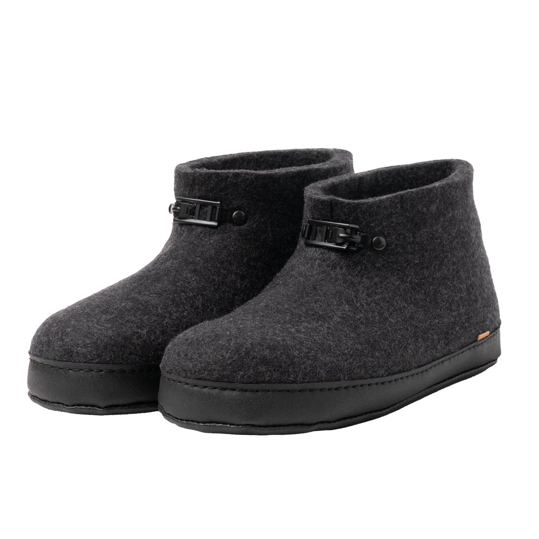 Koksgrå tøfler i filt - Den originale Haustøffelen - Bilde 2