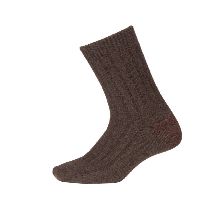 Oims Yak Wool Sock - Yak Brown - Bilde 1