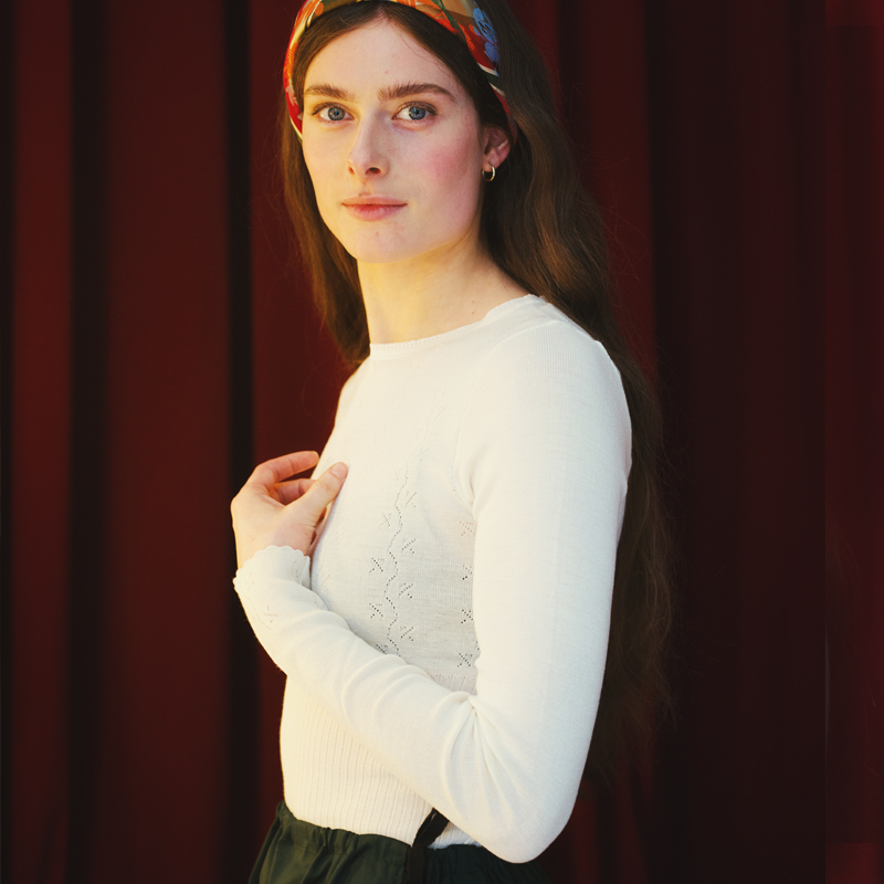 Lace Undershirt Champagne - Bilde 3