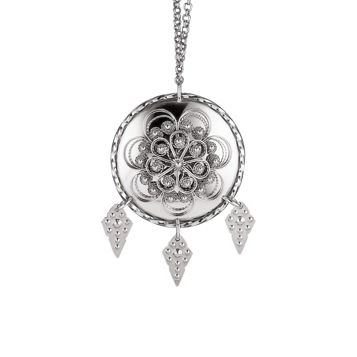 Agnus Dei Trønder med 90 cm kjede, oksidert - Bilde 1