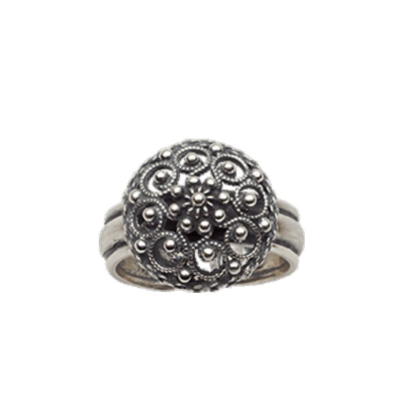 Bunadsring filigran, oksidert - Bilde 1