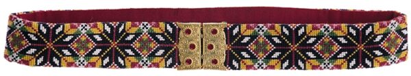 <p>De eldste beltene var grindvevde langbelter. Etterhvert kom perler og broderi av ulike slag inn i bildet.</p>