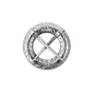 Halsring, oksidert, liten