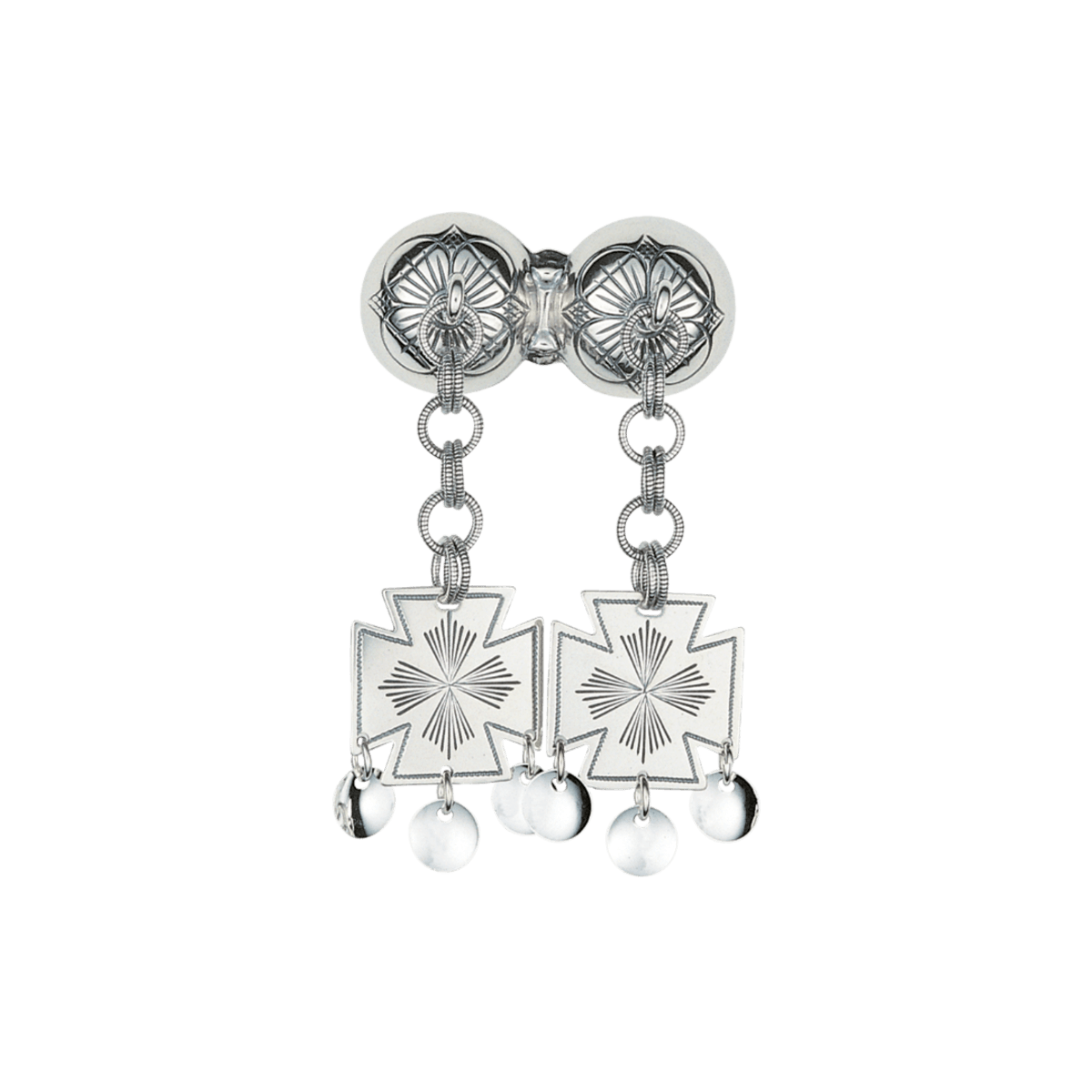 Halssølje med lauv, oksidert - Bilde 1