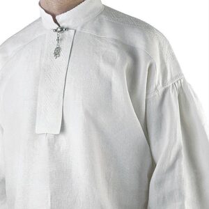 <p>Mannsskjorte fra Norddal er den skjorten som vanligvis blir brukt til svart mannsbunad. Den er i lin og har broderi i tellesøm. </p>