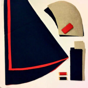 Materialpakke Cape Vestfold Husflidslags kvinnebunad 56 modell - Bilde 3