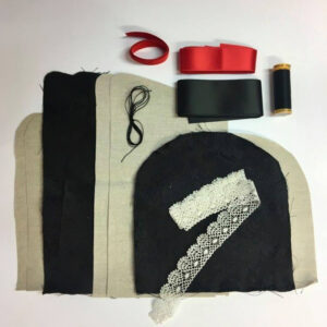 Materialpakke lue Vestfold Husflidslags 56 mod sort - Bilde 2