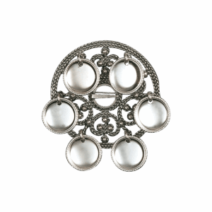 Sølje med trådkantlauv, oksidert