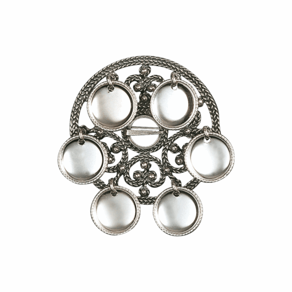 Sølje med trådkantlauv, oksidert