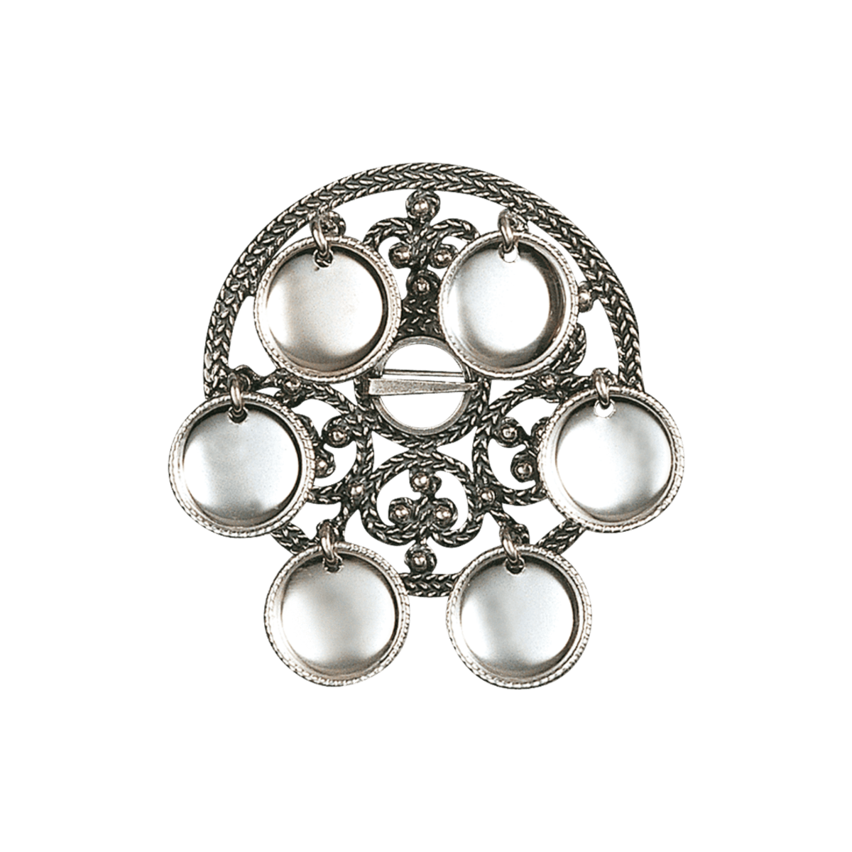 Sølje med trådkantlauv, oksidert - Bilde 1