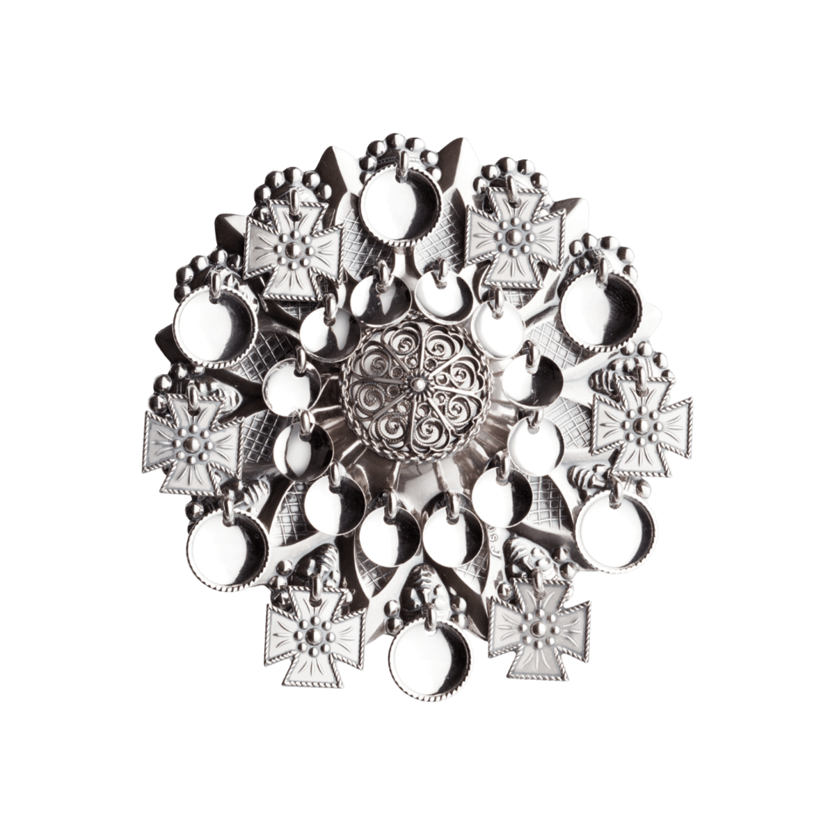 Sølje med kruser, oksidert - Bilde 1