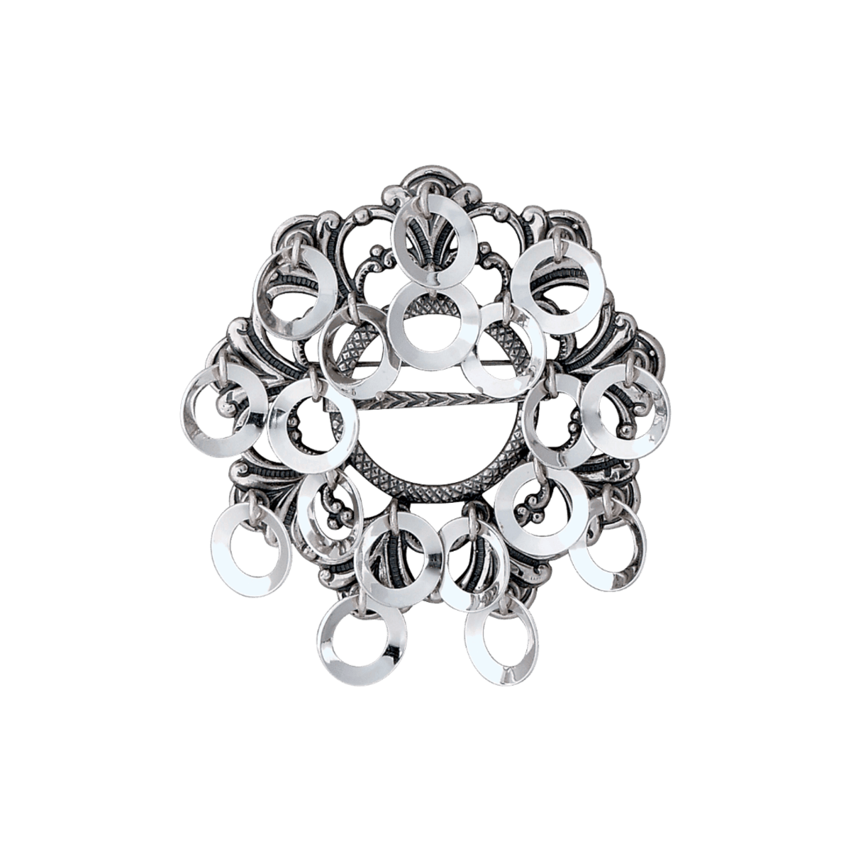 Sølje med ringlauv, oksidert - Bilde 1