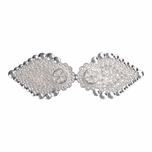 Belte/jakkespenne, kvit