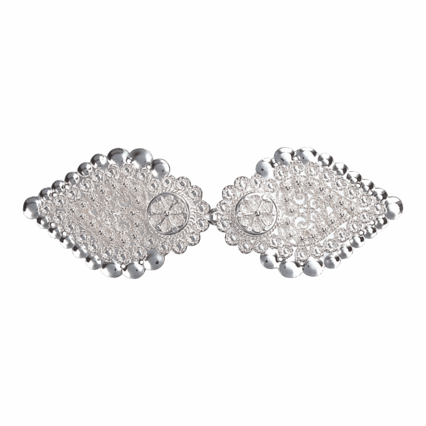 Belte/jakkespenne, kvit