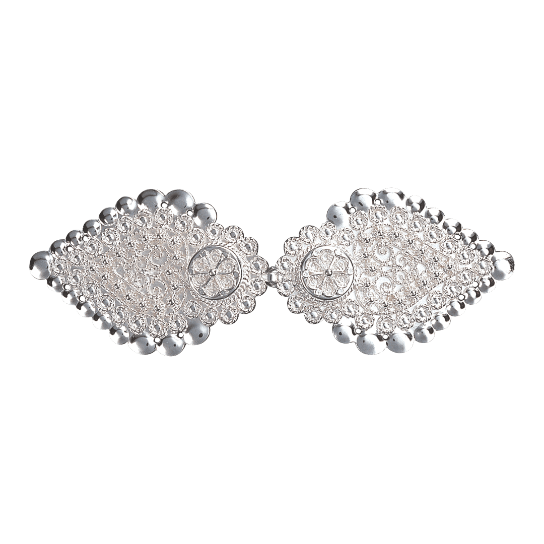 Belte/jakkespenne, kvit - Bilde 1