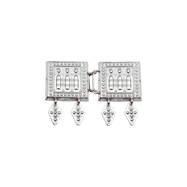 Beltespenne Nordmøre med lauv, oksidert