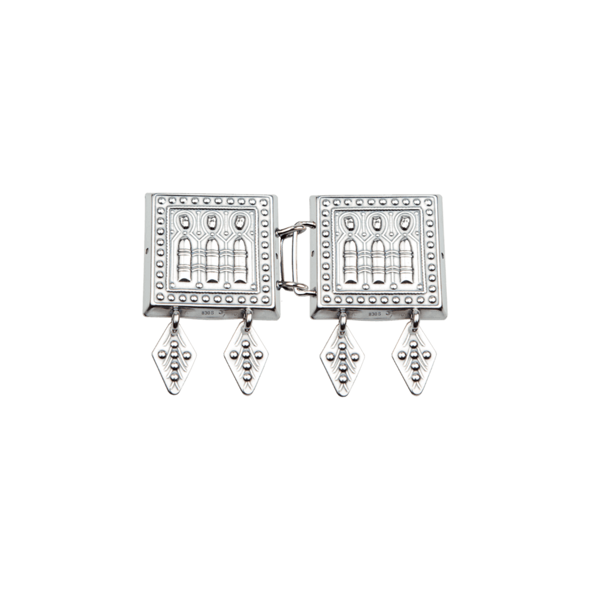 Beltespenne Nordmøre med lauv, oksidert - Bilde 1