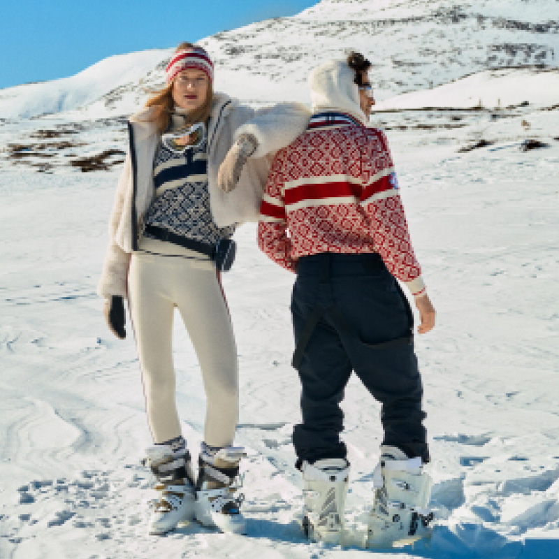 Team Norway Cortina ullgenser, dame, rød og blå - Bilde 6